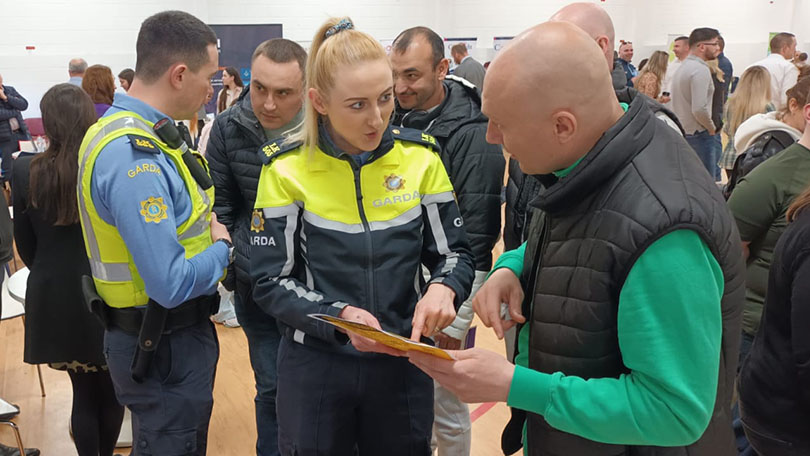 Jobs Fair Ballinacurra Weston with Garda