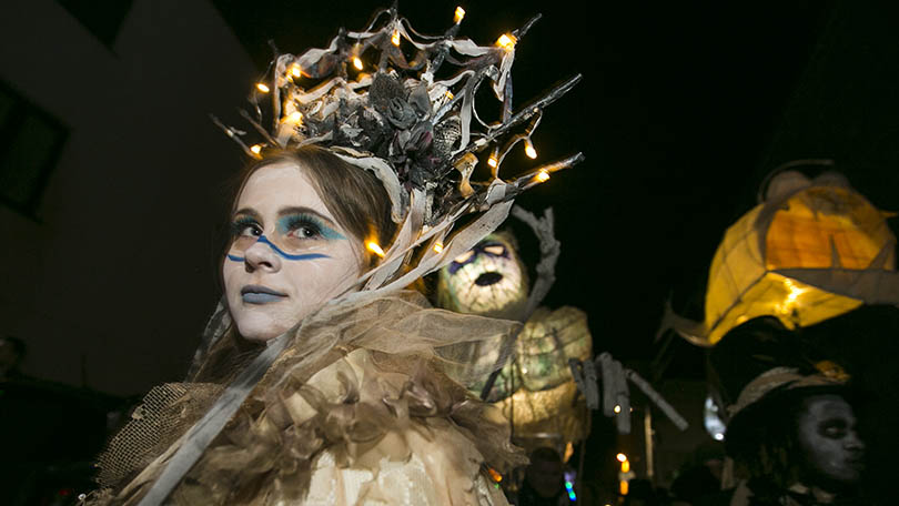 Bishop's Lady Acolyte Grace Dillon for Lumen Street Theatre. Photo: Deirdre Power