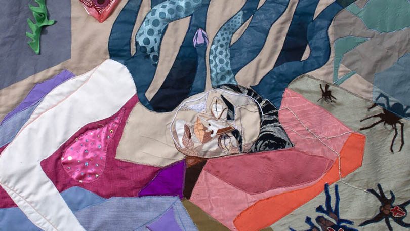 Artwork 'Patching Femininity' – an exhibition by Olga Anacka